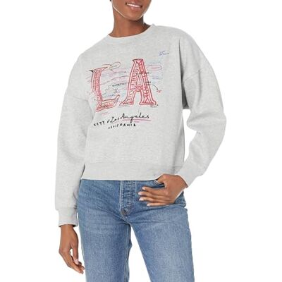 Desigual Sweat_Marci_LA, 2009 Grå Vigore, S, svart, S Desigual Sweat_Marci_LA, 2009 Grå Vigore, S, svart, S