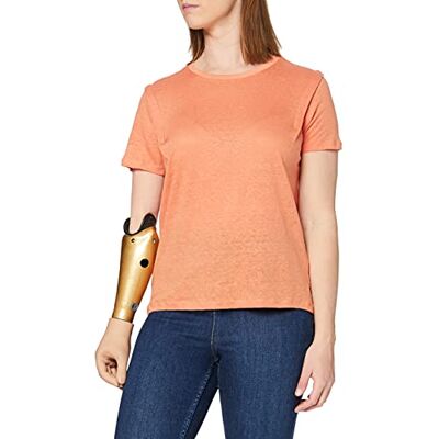Yargıcı Dam Sholder Stitch Detaililed T-shirt, Röd (Coral 047), M Yargıcı Dam Sholder Stitch Detaililed T-shirt, Röd (Coral 047), M