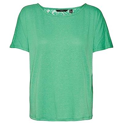 VERO MODA Vmmarijune Ss Lace Top JRS T-shirt, Ljusgrön, M VERO MODA Vmmarijune Ss Lace Top JRS T-shirt, Ljusgrön, M
