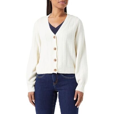 VERO MODA VMMAXIN LS V-hals cardigan BF, Björk/detalj: melerad, M VERO MODA VMMAXIN LS V-hals cardigan BF, Björk/detalj: melerad, M