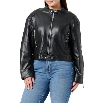 Trendyol Dam rak vanlig kappa, svart, XL Trendyol Dam rak vanlig kappa, svart, XL