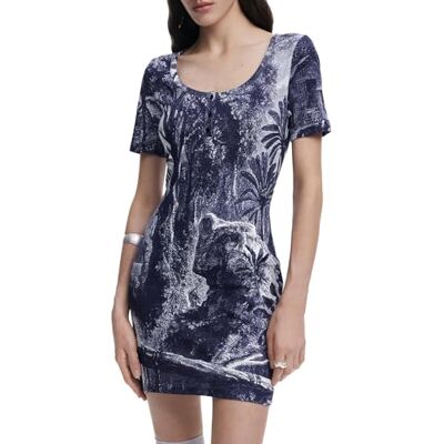 Desigual Vest_Tropic_LACROIX, 5000, marinblå, XS, Blå, XS Desigual Vest_Tropic_LACROIX, 5000, marinblå, XS, Blå, XS