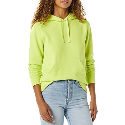 Amazon Essentials Women's Fleecehoodie (finns i plusstorlek), Limegrön, L Amazon Essentials Women's Fleecehoodie (finns i plusstorlek), Limegrön, L