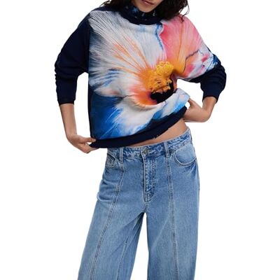Desigual Tröja från kollektionen dam, mörkröd, S Desigual Tröja från kollektionen dam, mörkröd, S