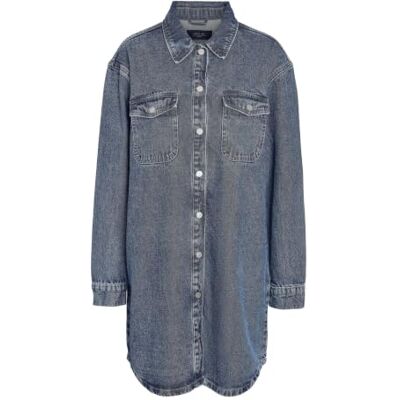 NOISY MAY dam Nmalva L/S Denim Dress Az351mb Noos Fwd Klänning NOISY MAY dam Nmalva L/S Denim Dress Az351mb Noos Fwd Klänning
