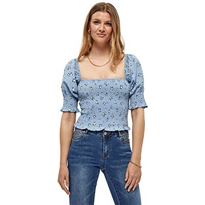 DESIRES Hara topp för kvinnor, 1739p Forever Blue Pr, XL DESIRES Hara topp för kvinnor, 1739p Forever Blue Pr, XL