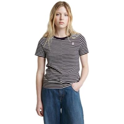 G-STAR RAW Front Seam Stripe, Flerfärgad (Osaka blå/Lt Chalk Stripe D25506-c483-g913), XXS G-STAR RAW Front Seam Stripe, Flerfärgad (Osaka blå/Lt Chalk Stripe D25506-c483-g913), XXS