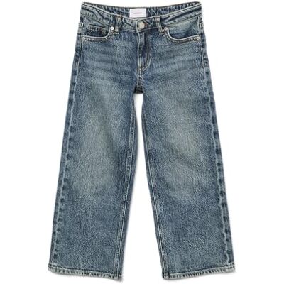 VERO MODA Vmtessa Hr Wide Jeans Ra3033 Girl Noos, Mellanblå denim, 116 VERO MODA Vmtessa Hr Wide Jeans Ra3033 Girl Noos, Mellanblå denim, 116