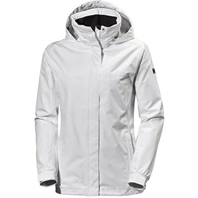 Helly Hansen Womens Aden Rain Jacket, XL, White Helly Hansen Womens Aden Rain Jacket, XL, White