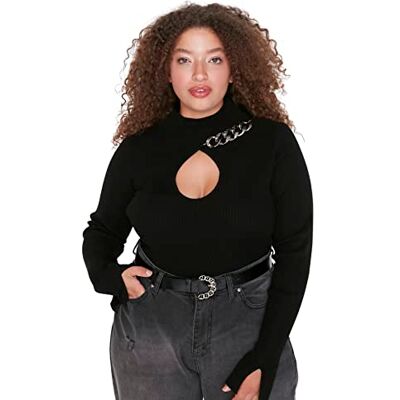 Trendyol Dam, Svart, 3XL Trendyol Dam, Svart, 3XL