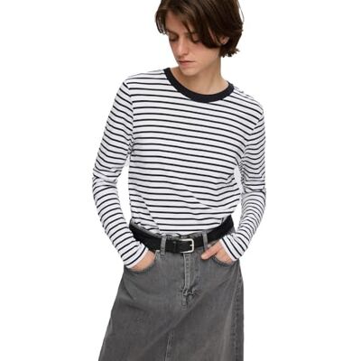 SELECTED FEMME Vald feminin långärmad randig, svart, L SELECTED FEMME Vald feminin långärmad randig, svart, L