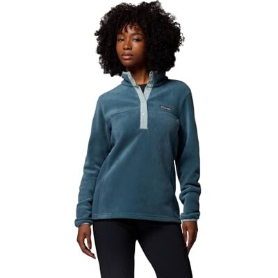 Columbia dam Benton fjädrar 1/2 knäpp dra över Ii, Everblue/Krossad Blå, XS Columbia dam Benton fjädrar 1/2 knäpp dra över Ii, Everblue/Krossad Blå, XS