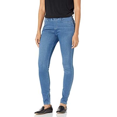 Amazon Essentials Stickade Jeggings med resår i midjan Kvinnor, Delavé Klar, XXL Kort Amazon Essentials Stickade Jeggings med resår i midjan Kvinnor, Delavé Klar, XXL Kort