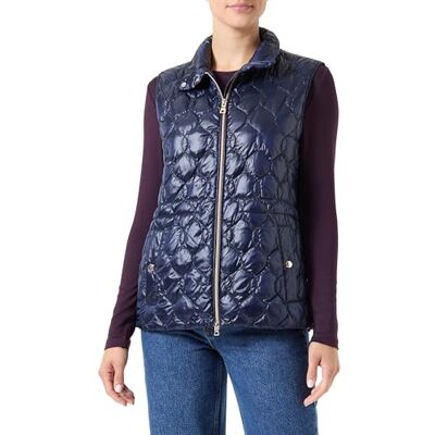 Geox Woman W MYLUSE DOWN JACKETS NAVY BLAZER_48, marinblå blazer, 42 Geox Woman W MYLUSE DOWN JACKETS NAVY BLAZER_48, marinblå blazer, 42