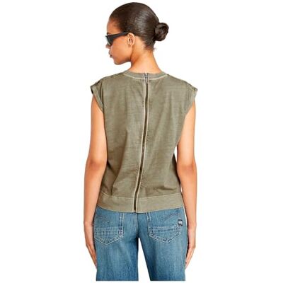 G-STAR RAW Back zip overdyed ss t wmn, Grön (Ensis Green Gd D26421-c261-g544), M G-STAR RAW Back zip overdyed ss t wmn, Grön (Ensis Green Gd D26421-c261-g544), M