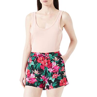 ONLY Onlsophie Fr Ptm Shorts för kvinnor, Svart/Aop: exotisk djungel blomma, 34 SE ONLY Onlsophie Fr Ptm Shorts för kvinnor, Svart/Aop: exotisk djungel blomma, 34 SE