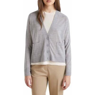 United Cardigan M/L, Grå, M United Cardigan M/L, Grå, M