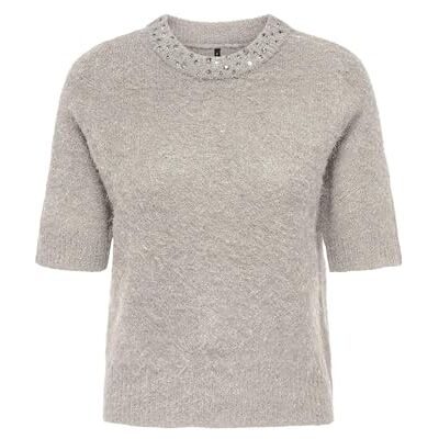 ONLY Onlrina Life Ss strass O-hals KNT, Pimpsten, XS ONLY Onlrina Life Ss strass O-hals KNT, Pimpsten, XS