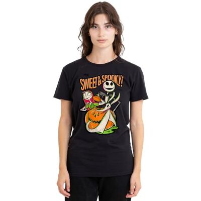 The Nightmare Before Christmas läskig dam t-shirt, svart, XX-Large, Svart, XXL The Nightmare Before Christmas läskig dam t-shirt, svart, XX-Large, Svart, XXL