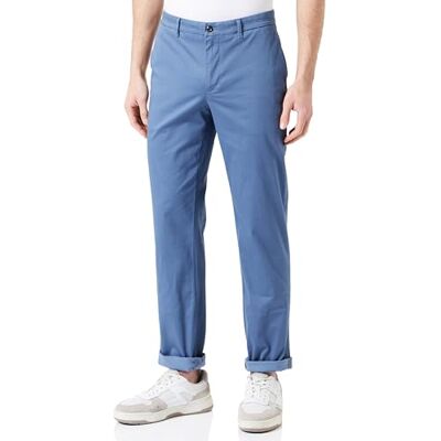 Tommy Hilfiger herrbyxor, chinos denton, tryckt struktur, chino, rak passform, Blå (Aegean Sea), 33W x 34L Tommy Hilfiger herrbyxor, chinos denton, tryckt struktur, chino, rak passform, Blå (Aegean Sea), 33W x 34L