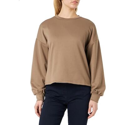 PIECES Pcjacy Ls O-Neck Sweat Bc, Fossil, XS PIECES Pcjacy Ls O-Neck Sweat Bc, Fossil, XS