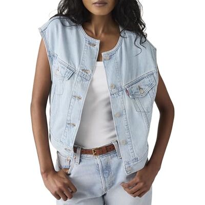 Levi's Collarless Shrunken 90S väst av Course T Levi's Collarless Shrunken 90S väst av Course T