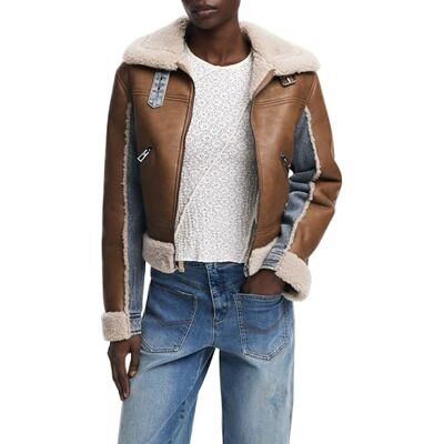 Desigual CHAQ_DOUBLE, 6000 MARRON, S, Brun, S Desigual CHAQ_DOUBLE, 6000 MARRON, S, Brun, S