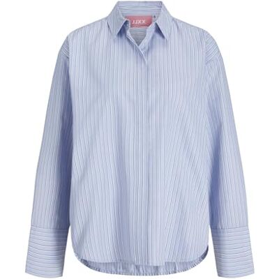 JJXX Jxcaro Poplin Ls RLX Shirt WVN Noos, Skyway, S JJXX Jxcaro Poplin Ls RLX Shirt WVN Noos, Skyway, S