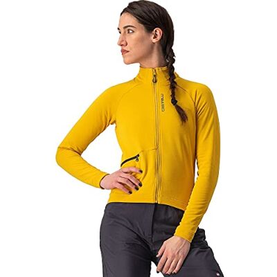 CASTELLI Unltd Trail W Jrs Sweatshirt för kvinnor, Goldenrod/Mörkgrå, M CASTELLI Unltd Trail W Jrs Sweatshirt för kvinnor, Goldenrod/Mörkgrå, M
