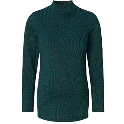 Supermom Dam T-Shirt Darien långärmad all over print t-shirt, Deep Teal-P177, XXS Supermom Dam T-Shirt Darien långärmad all over print t-shirt, Deep Teal-P177, XXS