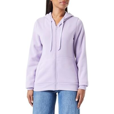 hoona Snygg huvtröja för kvinnor med dragkedja polyester lavendel storlek XS, Lavendel, XS hoona Snygg huvtröja för kvinnor med dragkedja polyester lavendel storlek XS, Lavendel, XS