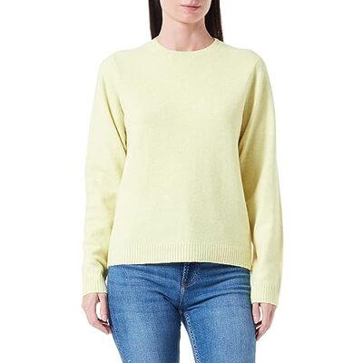 VERO MODA Bestseller A/S VMDOFFY LS O-hals blus GA Girl NOOS, Sulphur Spring/Detail:melange, 52/54 SE VERO MODA Bestseller A/S VMDOFFY LS O-hals blus GA Girl NOOS, Sulphur Spring/Detail:melange, 52/54 SE