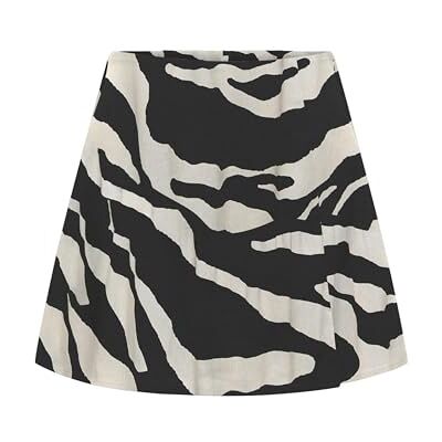ONLY Onlnova Life Vis Chay Skort AOP, svart, XS ONLY Onlnova Life Vis Chay Skort AOP, svart, XS