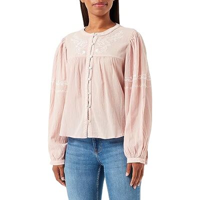 TILDEN Dam broderad blus 37330939, vintage rosa, S, Vintage rosa, S TILDEN Dam broderad blus 37330939, vintage rosa, S, Vintage rosa, S
