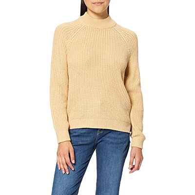 VERO MODA Dam Vmlea Ls Highneck blus Noos pullover tröja, Vit peppar, XS VERO MODA Dam Vmlea Ls Highneck blus Noos pullover tröja, Vit peppar, XS