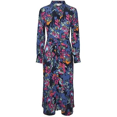 YAS dam fima Ls Long Shirt Dress S. Noos midiklänning, Trädgård Topiary/Aop: blury Print, XS YAS dam fima Ls Long Shirt Dress S. Noos midiklänning, Trädgård Topiary/Aop: blury Print, XS