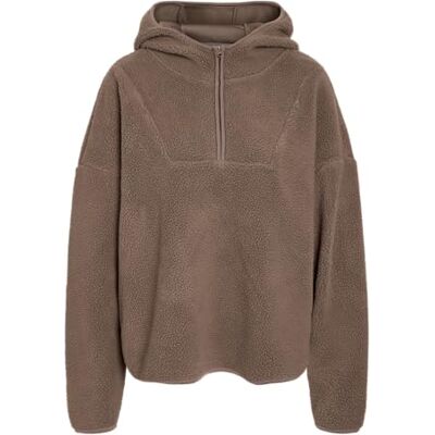 NOISY MAY Nmcozy L/S halvway dragkedja tröja JRS Noos, Morel, S NOISY MAY Nmcozy L/S halvway dragkedja tröja JRS Noos, Morel, S