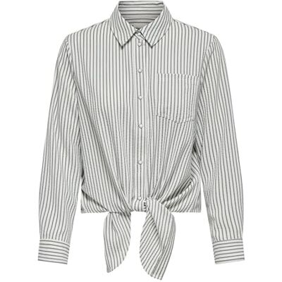 ONLY Onllecey Ls Knot Shirt Noos WVN ONLY Onllecey Ls Knot Shirt Noos WVN