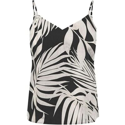 ONLY Onlnova Life Vis Tayla Singlet AOP, svart, XL ONLY Onlnova Life Vis Tayla Singlet AOP, svart, XL