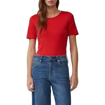 s.Oliver T-shirt av Interlockjersey i slim fit, röd, 42 s.Oliver T-shirt av Interlockjersey i slim fit, röd, 42