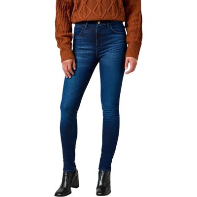Wrangler kvinnors höga smala jeans, solstice blå, 29 B x 34 L, Solstice blå, 29W x 34L Wrangler kvinnors höga smala jeans, solstice blå, 29 B x 34 L, Solstice blå, 29W x 34L