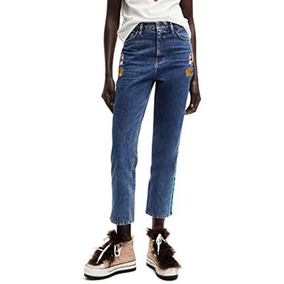 Desigual Dam jeans, blå, 34 SE Desigual Dam jeans, blå, 34 SE