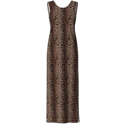 PIECES Pcflora Sl Maxi Dress Bc, svart, M PIECES Pcflora Sl Maxi Dress Bc, svart, M