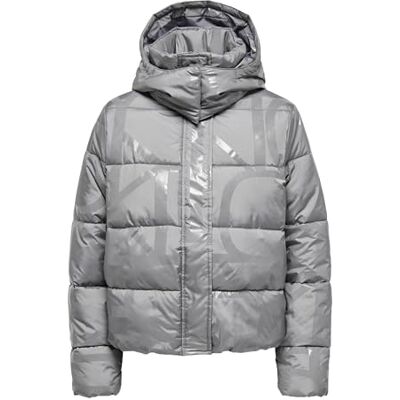 ONLY ONLMERCEDES AOP Puffer Life OTW jacka, grå, L, GRÅ, L ONLY ONLMERCEDES AOP Puffer Life OTW jacka, grå, L, GRÅ, L