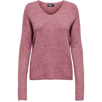 ONLY Onlcamilla V-ringad L/S KNT Noos tröja, Renässans ros, XL ONLY Onlcamilla V-ringad L/S KNT Noos tröja, Renässans ros, XL