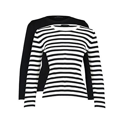 Trendyol Kvinnors flerfärgade binary paket stickade tröjor, svart-flerfärgad, XL Trendyol Kvinnors flerfärgade binary paket stickade tröjor, svart-flerfärgad, XL