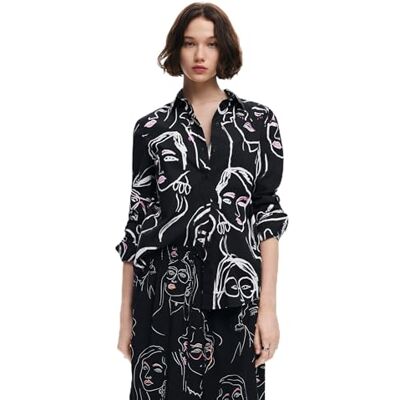 Desigual CAM_Faces, 2000, M, svart, M Desigual CAM_Faces, 2000, M, svart, M