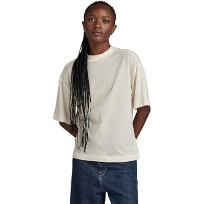 G-STAR RAW Dam lös R T Wmn T-shirt, Beige (Eggnog D23863-c954-g076), S G-STAR RAW Dam lös R T Wmn T-shirt, Beige (Eggnog D23863-c954-g076), S