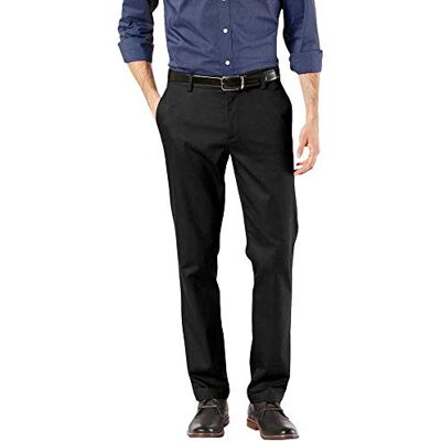 Dockers mäns signatur khaki slim fit chinos, svart, 31W x 34L Dockers mäns signatur khaki slim fit chinos, svart, 31W x 34L