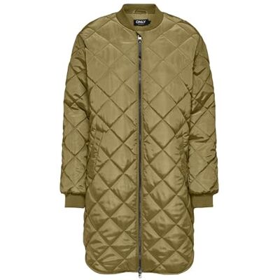 ONLY Dam Onljessica Quilted Coat Zip Cc OTW kappa, kaki, XS ONLY Dam Onljessica Quilted Coat Zip Cc OTW kappa, kaki, XS